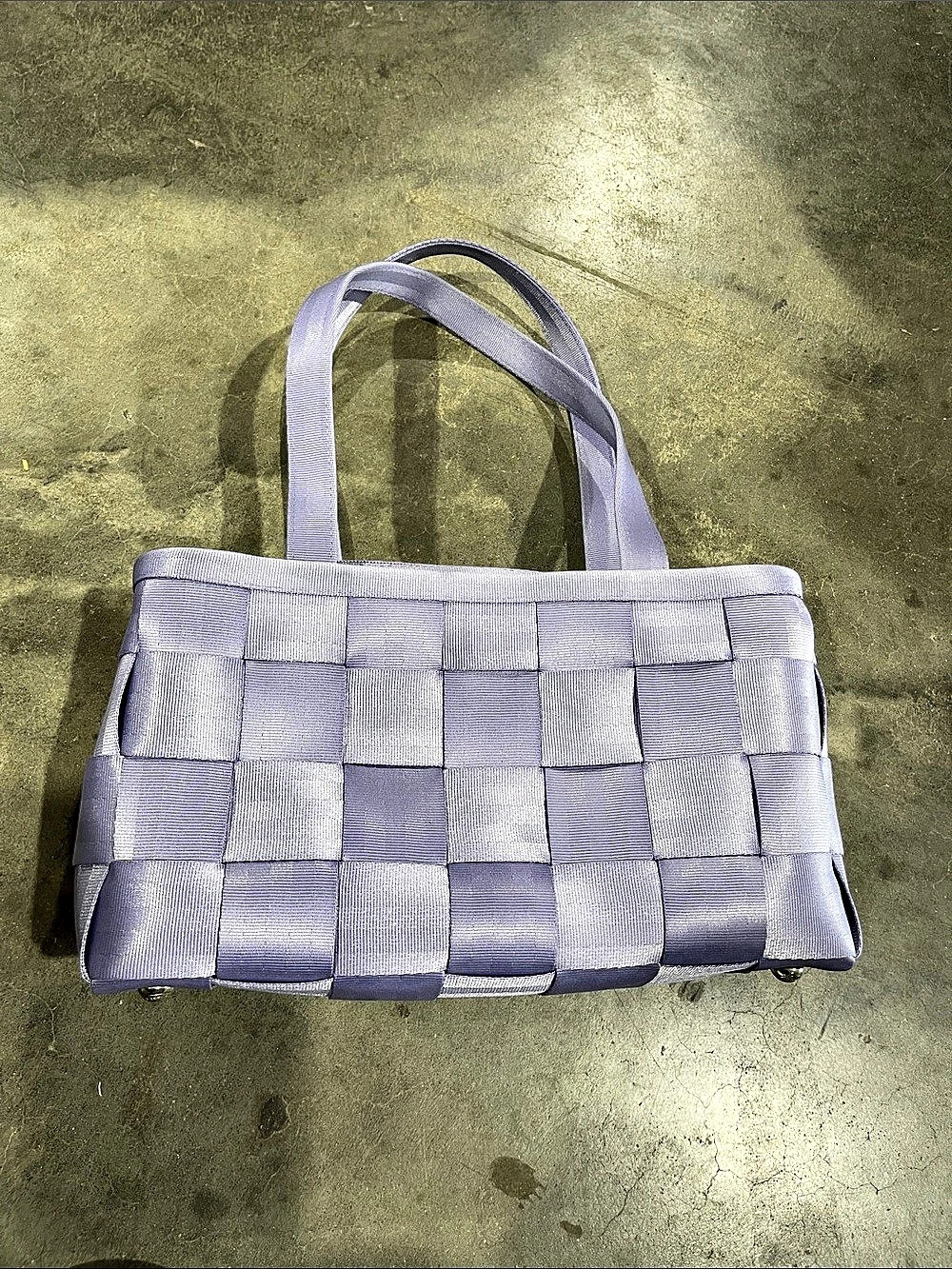 Harveys Original Seatbelt Medium Tote Woven Purple